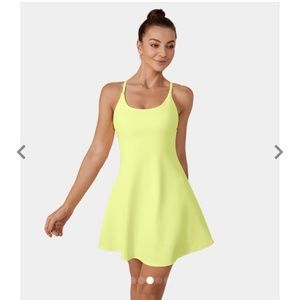 NWT HALARA  Patitoff Flow Pet Hair Resistant 2-in-1 Flare Activity Dress-Wannabe